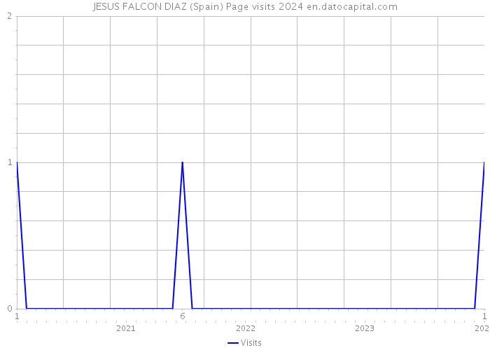 JESUS FALCON DIAZ (Spain) Page visits 2024 