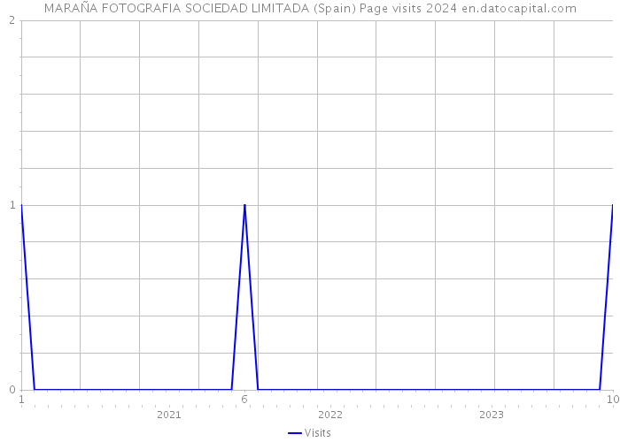 MARAÑA FOTOGRAFIA SOCIEDAD LIMITADA (Spain) Page visits 2024 