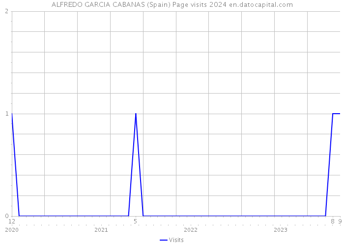 ALFREDO GARCIA CABANAS (Spain) Page visits 2024 