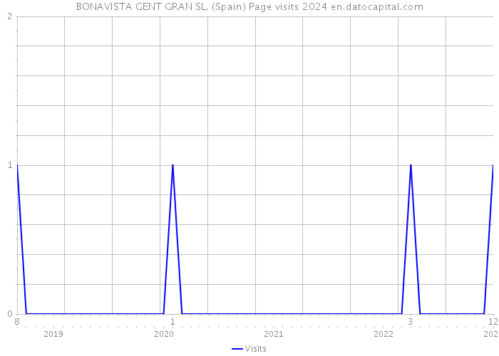 BONAVISTA GENT GRAN SL. (Spain) Page visits 2024 