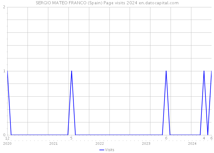 SERGIO MATEO FRANCO (Spain) Page visits 2024 