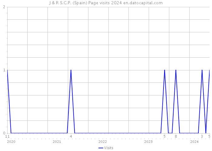 J & R S.C.P. (Spain) Page visits 2024 