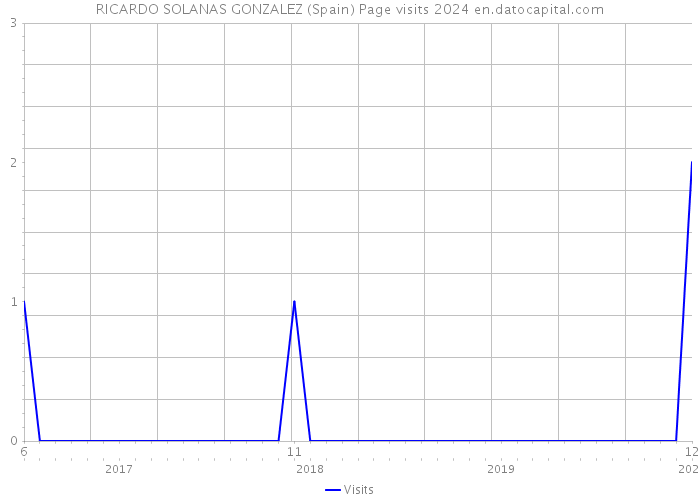 RICARDO SOLANAS GONZALEZ (Spain) Page visits 2024 