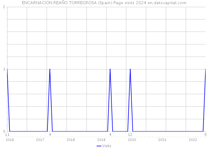 ENCARNACION REAÑO TORREGROSA (Spain) Page visits 2024 