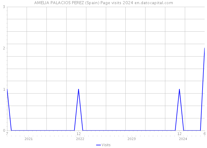 AMELIA PALACIOS PEREZ (Spain) Page visits 2024 