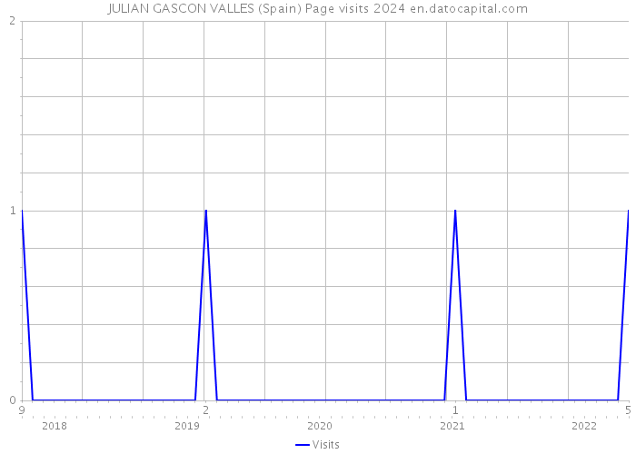 JULIAN GASCON VALLES (Spain) Page visits 2024 