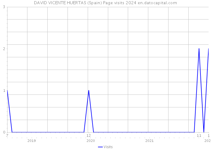 DAVID VICENTE HUERTAS (Spain) Page visits 2024 