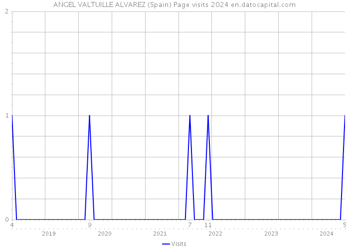 ANGEL VALTUILLE ALVAREZ (Spain) Page visits 2024 