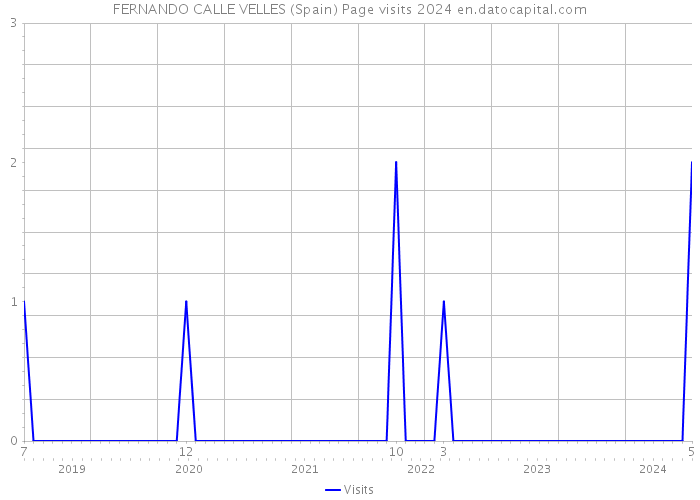FERNANDO CALLE VELLES (Spain) Page visits 2024 