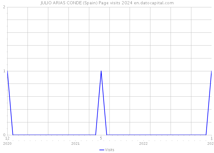 JULIO ARIAS CONDE (Spain) Page visits 2024 