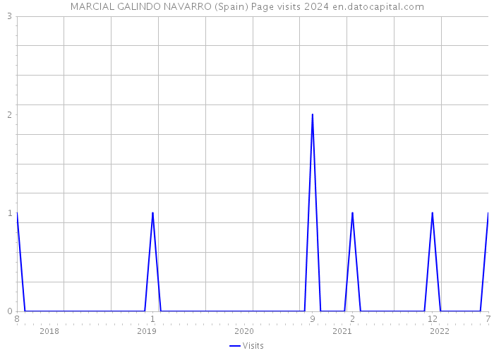 MARCIAL GALINDO NAVARRO (Spain) Page visits 2024 