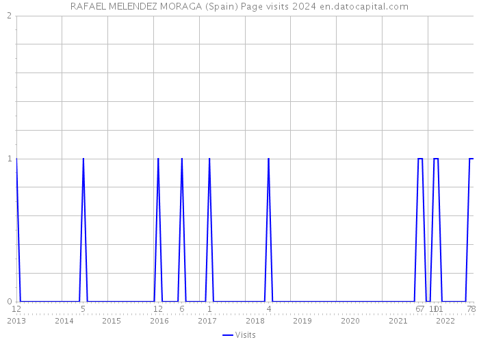 RAFAEL MELENDEZ MORAGA (Spain) Page visits 2024 