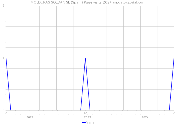 MOLDURAS SOLDAN SL (Spain) Page visits 2024 