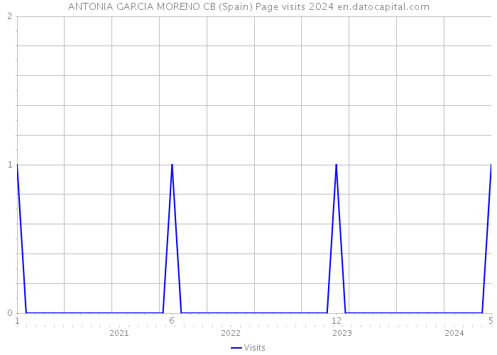 ANTONIA GARCIA MORENO CB (Spain) Page visits 2024 