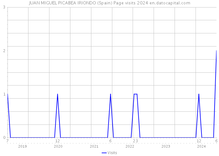 JUAN MIGUEL PICABEA IRIONDO (Spain) Page visits 2024 