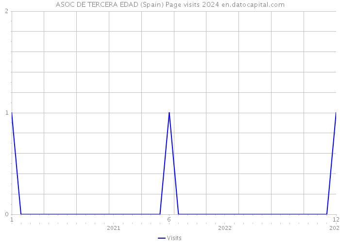 ASOC DE TERCERA EDAD (Spain) Page visits 2024 