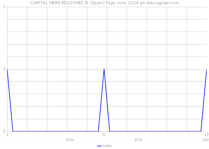 CAPITAL NEWS EDICIONES SL (Spain) Page visits 2024 