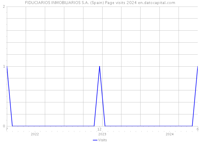 FIDUCIARIOS INMOBILIARIOS S.A. (Spain) Page visits 2024 