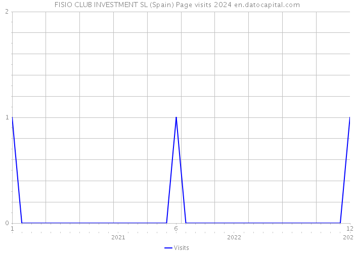 FISIO CLUB INVESTMENT SL (Spain) Page visits 2024 