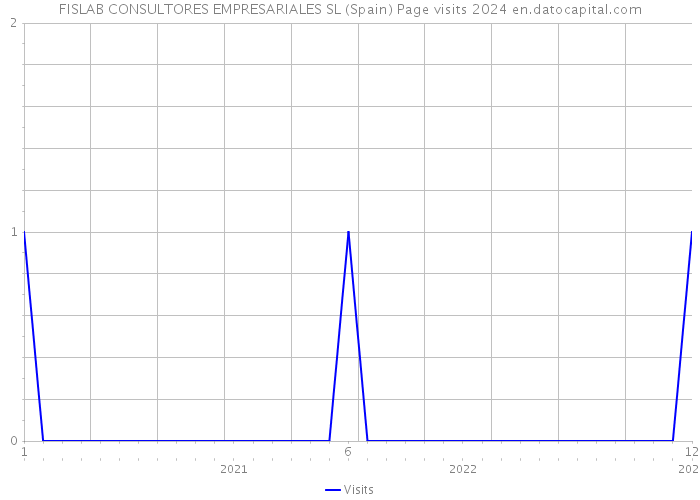 FISLAB CONSULTORES EMPRESARIALES SL (Spain) Page visits 2024 