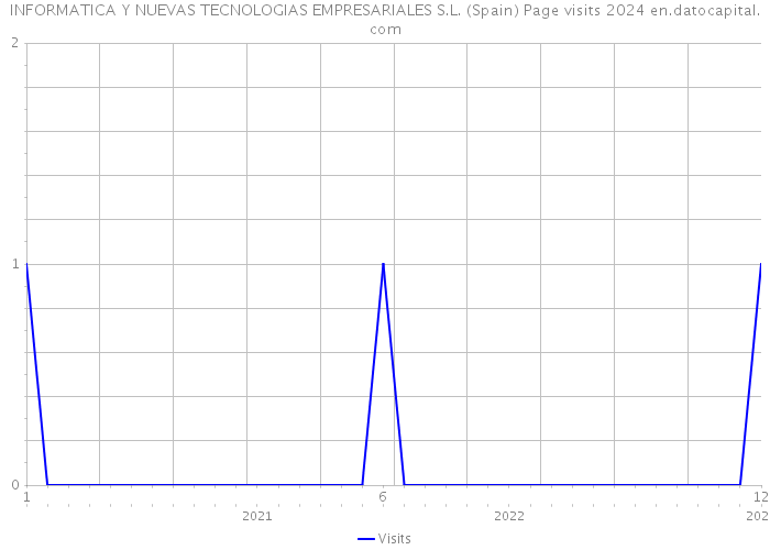 INFORMATICA Y NUEVAS TECNOLOGIAS EMPRESARIALES S.L. (Spain) Page visits 2024 