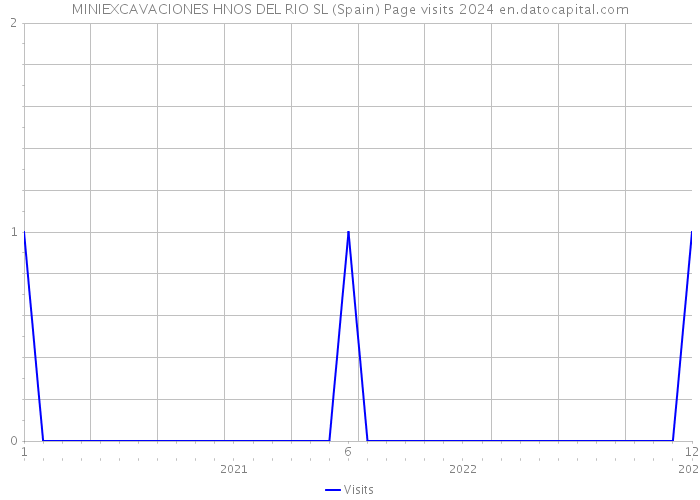 MINIEXCAVACIONES HNOS DEL RIO SL (Spain) Page visits 2024 