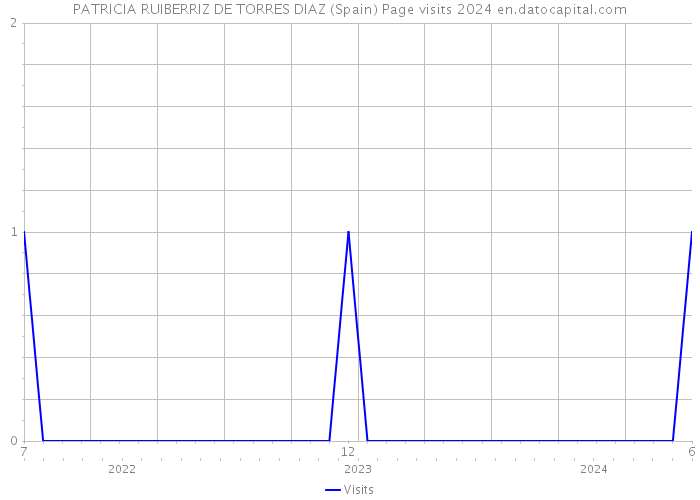 PATRICIA RUIBERRIZ DE TORRES DIAZ (Spain) Page visits 2024 