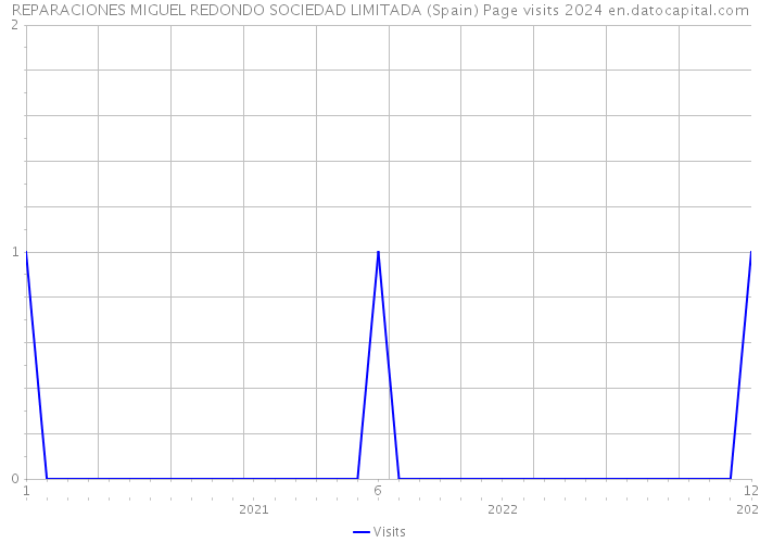 REPARACIONES MIGUEL REDONDO SOCIEDAD LIMITADA (Spain) Page visits 2024 