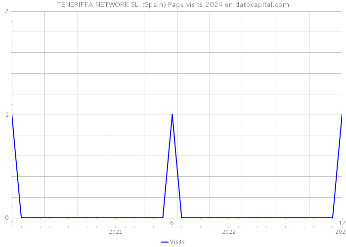 TENERIFFA NETWORK SL. (Spain) Page visits 2024 