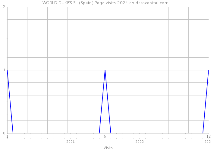 WORLD DUKES SL (Spain) Page visits 2024 