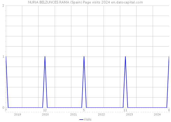NURIA BELZUNCES RAMA (Spain) Page visits 2024 