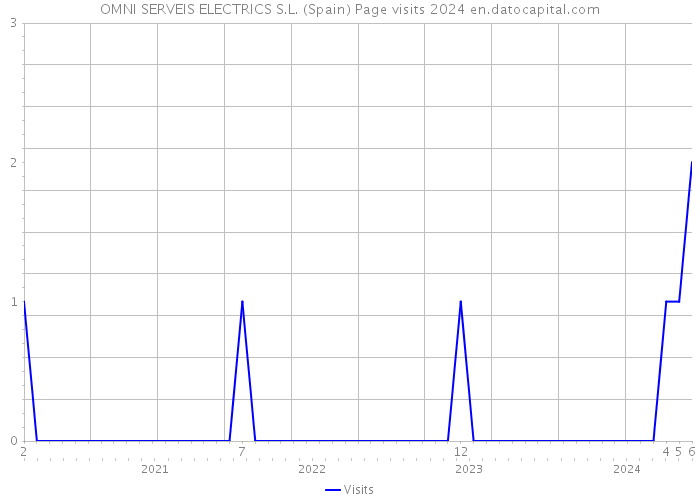 OMNI SERVEIS ELECTRICS S.L. (Spain) Page visits 2024 