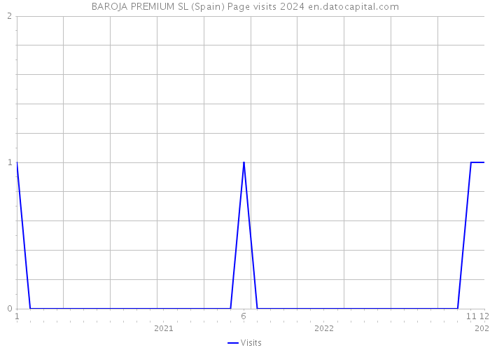 BAROJA PREMIUM SL (Spain) Page visits 2024 
