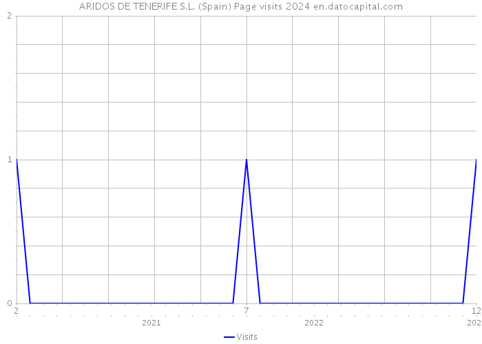 ARIDOS DE TENERIFE S.L. (Spain) Page visits 2024 