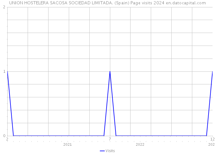 UNION HOSTELERA SACOSA SOCIEDAD LIMITADA. (Spain) Page visits 2024 