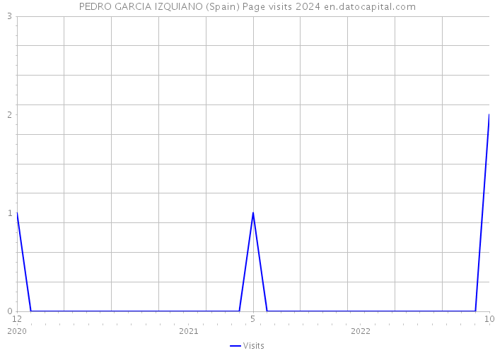 PEDRO GARCIA IZQUIANO (Spain) Page visits 2024 