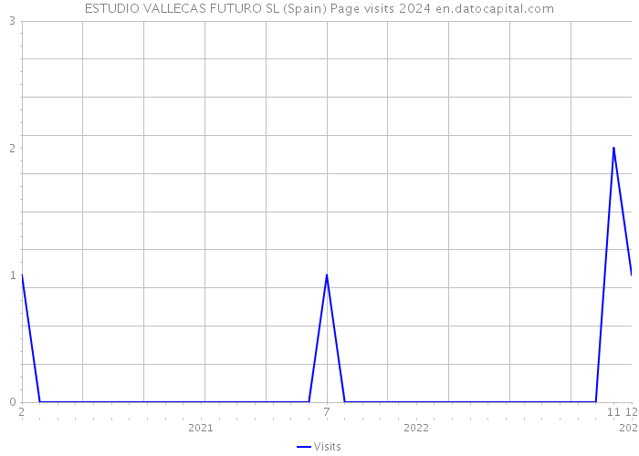 ESTUDIO VALLECAS FUTURO SL (Spain) Page visits 2024 