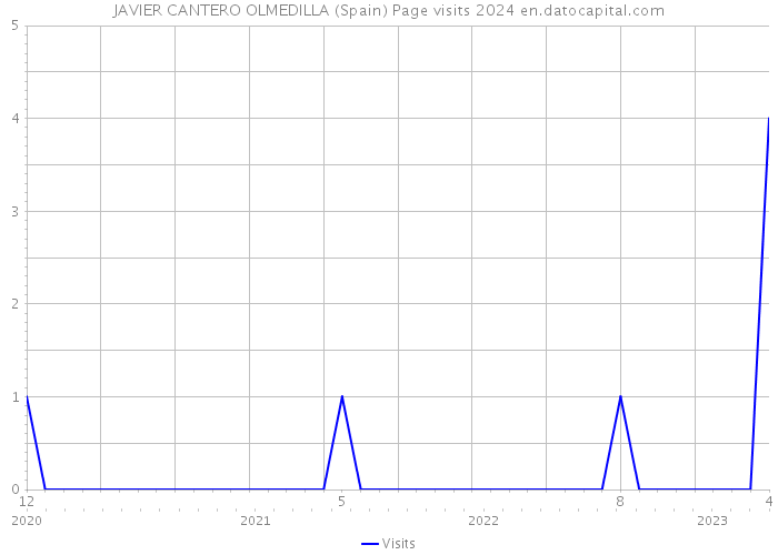 JAVIER CANTERO OLMEDILLA (Spain) Page visits 2024 