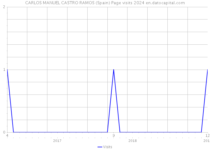 CARLOS MANUEL CASTRO RAMOS (Spain) Page visits 2024 