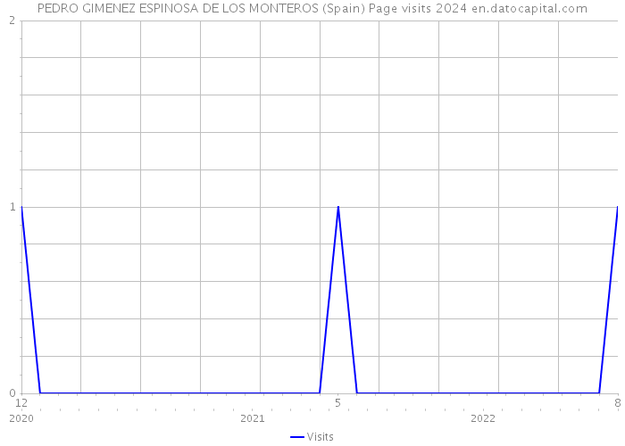 PEDRO GIMENEZ ESPINOSA DE LOS MONTEROS (Spain) Page visits 2024 
