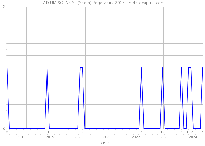 RADIUM SOLAR SL (Spain) Page visits 2024 