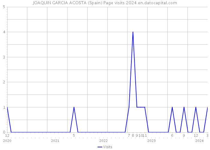 JOAQUIN GARCIA ACOSTA (Spain) Page visits 2024 