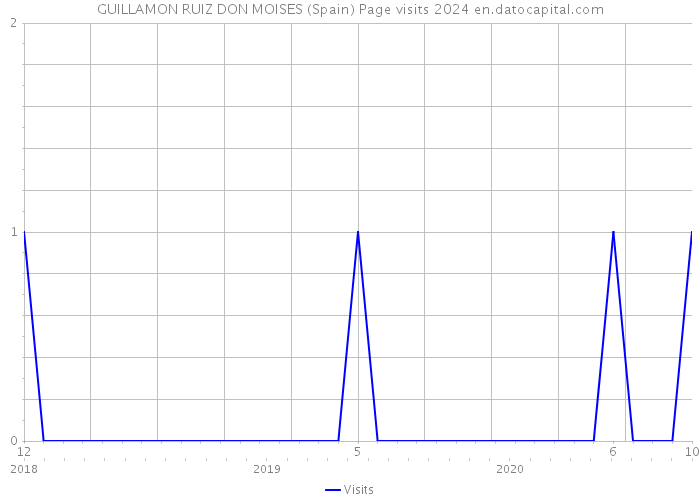 GUILLAMON RUIZ DON MOISES (Spain) Page visits 2024 