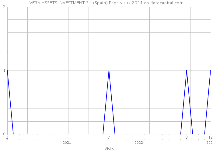 VERA ASSETS INVESTMENT S.L (Spain) Page visits 2024 