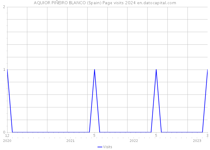 AQUIOR PIÑEIRO BLANCO (Spain) Page visits 2024 