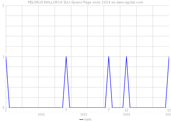 PELORUS MALLORCA SLU (Spain) Page visits 2024 