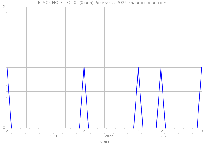 BLACK HOLE TEC. SL (Spain) Page visits 2024 