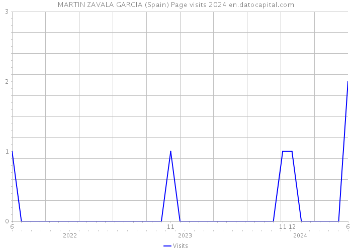 MARTIN ZAVALA GARCIA (Spain) Page visits 2024 