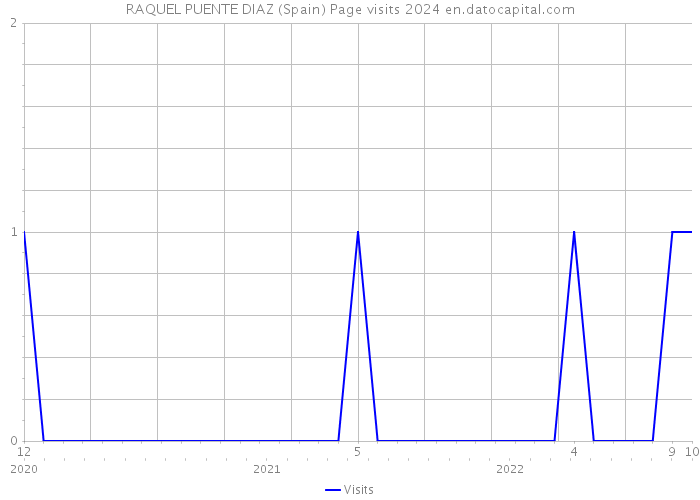 RAQUEL PUENTE DIAZ (Spain) Page visits 2024 