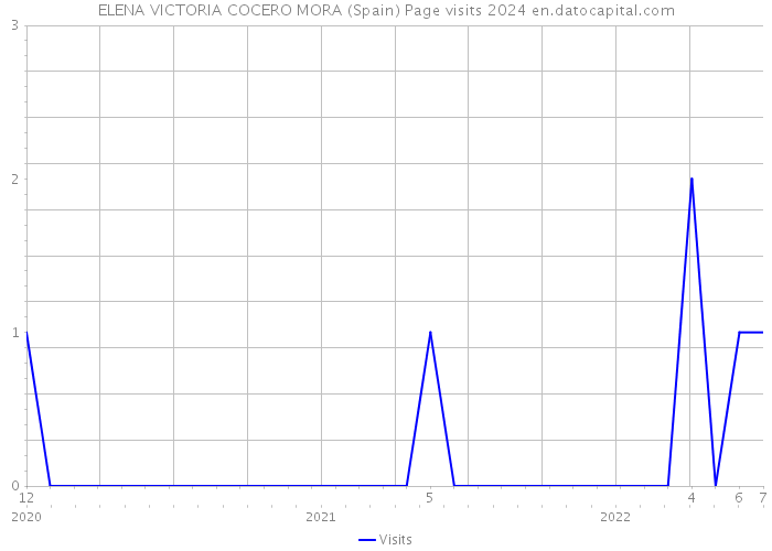 ELENA VICTORIA COCERO MORA (Spain) Page visits 2024 